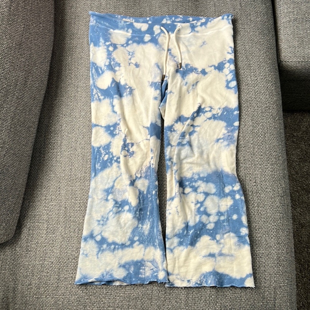 The GREAT. The wide leg cropped sweatpants